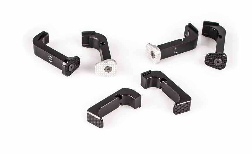 Kit includes one each of the following: Trigger Pin, Locking Block Pin, Ejector housing pin Gen-4 kit comes with an additional Ejector housing pin, longer for usage of backstrap (shown), MODEL SKU