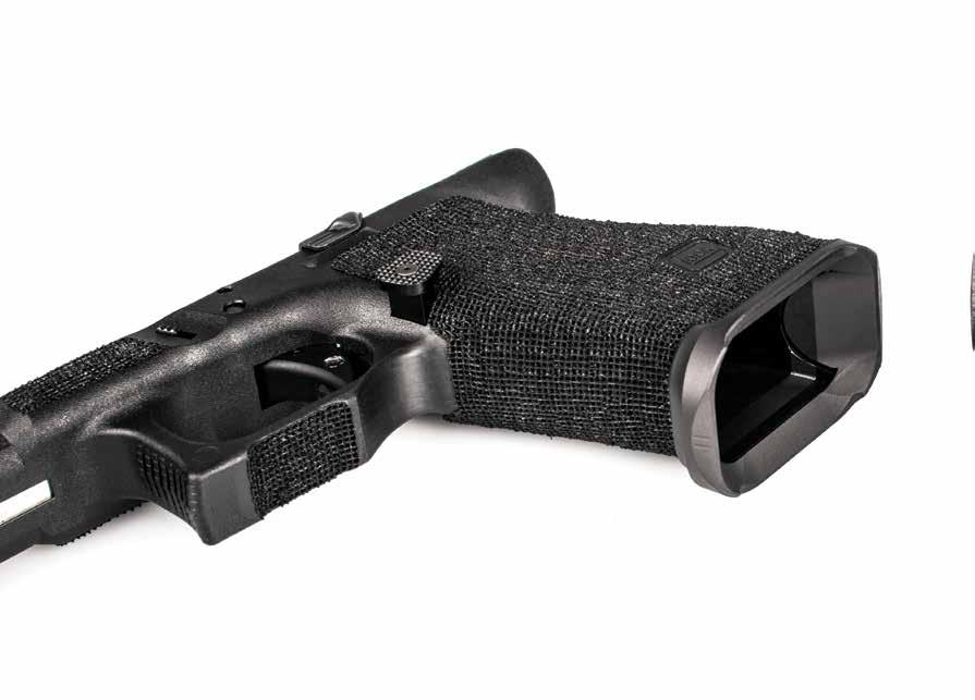 GRIP MODIFICATION Not everyone s hands are built the same, so why not modify your grip to better suite your needs. No GLOCK upgrade is truly complete without a customized grip modification.