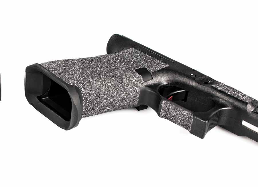 ZEV s Grip jobs will increase the ergonomics of the factory GLOCK frame to better fit any size hand, creating a more comfortable grip.