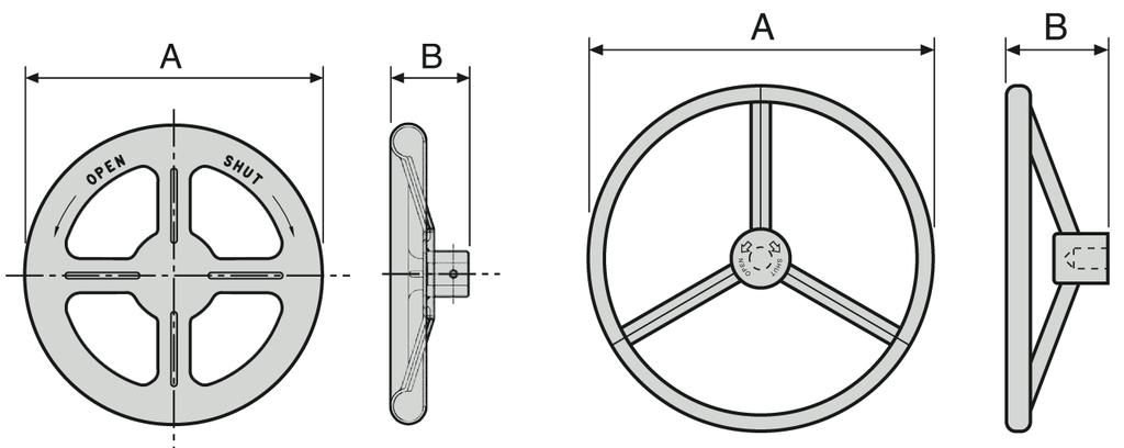 GEARBOX Handwheels - FIG.