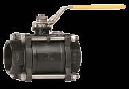 5 4 @1,000 PSI 3-Piece 1000# WCB Ball Valve Sizes: ¼ 4 1,000 PSI Available in WCB or Full Stainless Threaded FNPT Ends 3-Piece 2000# WCB Ball Valve Sizes: ¼ 2 Available in WCB or Full Stainless