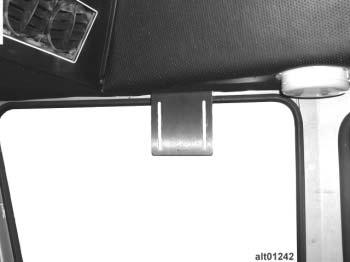 Installation Installing Monitor in Cab (MF 8560-8590, White 9700) Parts required for this step: Monitor Unit Monitor Mounting Bracket (4000135) Monitor Bracket Installation Kit (2001304-8) Electric