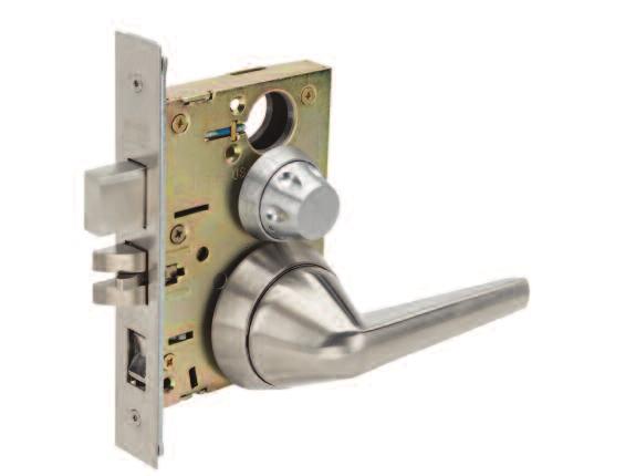 Series SS19 Institutional Life Safety Mortise Locksets - Levers Performance Specifications: Life Test: 1,500,000 cycles minimum.
