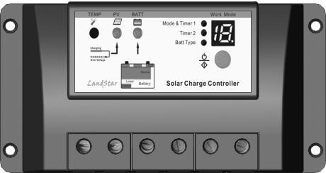 LandStar LS1024R / LS1524R / LS2024R Solar Light Controller Specification Summary Nominal system voltage Maximum PV input voltage Nominal charge / discharge current LS1024R LS1524R LS2024R 12 /