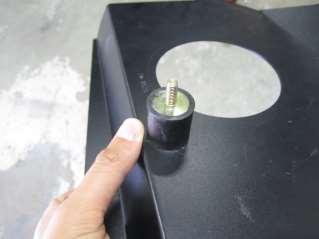 c. Install the rubber mount (1228599)