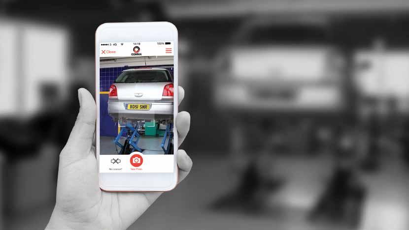 Confidence comes from within Get it right, even faster with the Comma Oil Finder mobile app Take a photograph of a vehicle s licence plate with the new Comma Oil