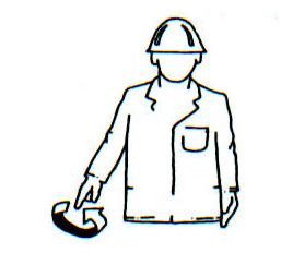8. What does this hand signal indicate? LOWER DOWN 9. The crane you are operating has a single fall capacity of 7 tonnes; the load to be lifted is 10 tonnes.