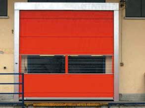 The Star 250 Roll Up door with its compact structure, high-speed performance and wide range of options, is the ideal door for rapid transport