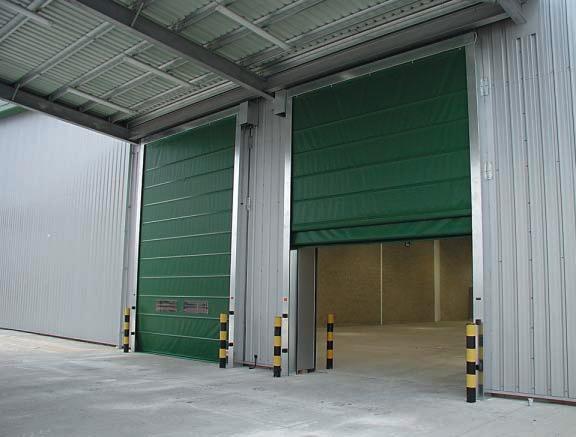 PIC 50 and PIC 75 The PIC 50/75 High Speed Fold Up Door is the answer where large openings are subject to windy conditions.