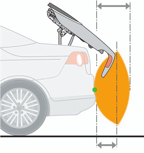 Park Distance Control In achieving this, the rear lid assist system makes use of the vehicle's Park Distance Control sensors, which are installed in the bumper, the convertible roof control system