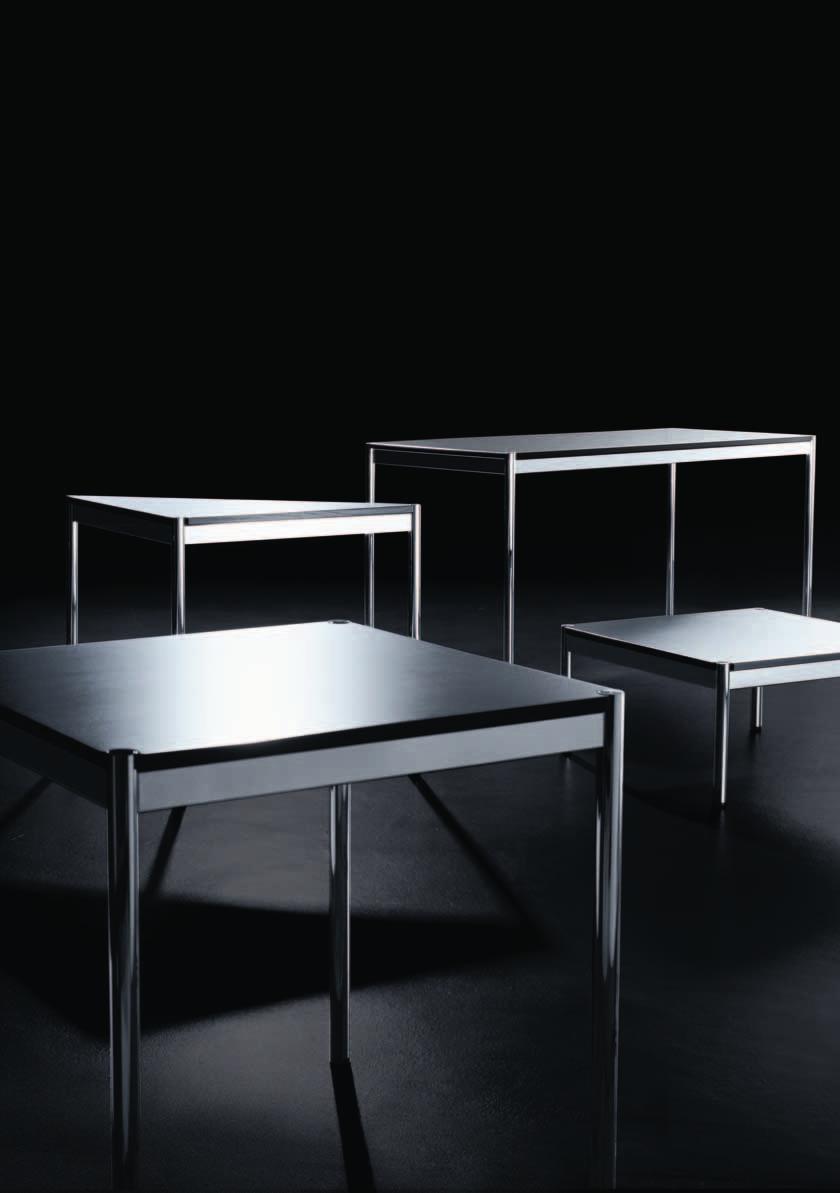 USM Haller Table Measurements The USM Haller table is available in four standard shapes and in vari ous sizes and tabletop surfaces.
