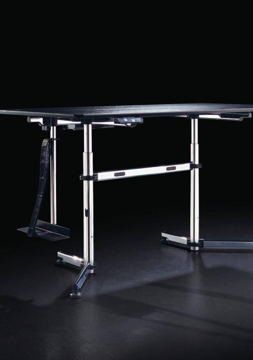 USM Kitos Table Accessories 1 Universal support Mounts to the table support or directly to the tabletop to hold various accessories.