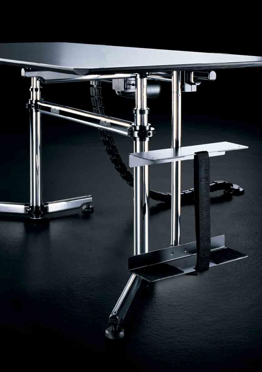 USM Kitos Accessories 1 Universal support Mounts to the table support to hold various accessories.