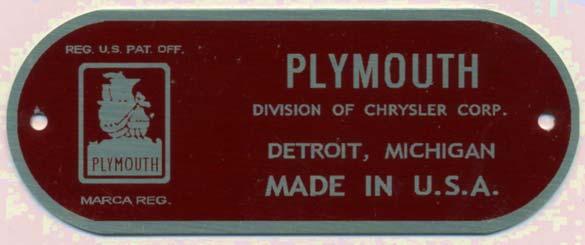 Plymouth Built Cars 1937