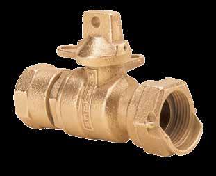 Corporation Ball Valves Mueller corporation ball valves offer reliable service, and are available with either CC or iron pipe thread inlets specially matched to Mueller drilling and tapping tools to