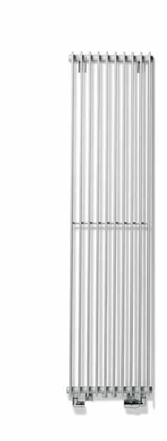 Tulipa VERTICAL (TV1, TV) 101 TYPES One (TV1) or two rows (TV) of tubes TUBES Vertical, flat-oval 5,5 x 10 mm COLLECTORS Horizontal, rear, round Ø 5 mm COLOURS Standard colour white RAL 901 Extensive