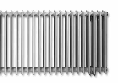 104 Tulipa HORIZONTAL (TH1, TH) Tulipa Steel radiators TH1 TH TYPES One (TH1) or two rows (TH) of tubes TUBES Vertical, flat-oval 5,5 x 10 mm COLLECTORS Horizontal, rear, round Ø 5 mm COLOURS