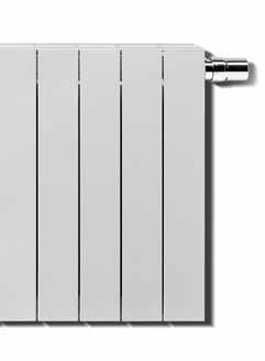 Zaros HORIZONTAL (ZAROS H100) Zaros Aluminium radiators ZAROS H100 TYPES Horizontal: Zaros H100 (depth) COLOURS Standard colour S00 (fine texture white) Not available in other colours SPECIAL