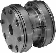 s REX THOMAS FLEXILE DISC COUPLINGS CLOSE-COUPLED SERIES 54RDG Series 54RDG couplings are reduced diameter gear and grid replacement couplings.