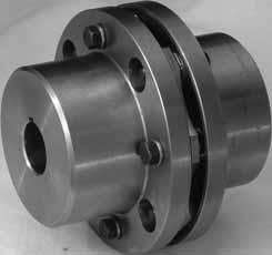 s REX THOMAS SINGLE-FLEXING DISC COUPLINGS TYPE MR SINGLE MR single couplings are used for single flex applications for light to moderate load. MR is also available in a double flexing design.