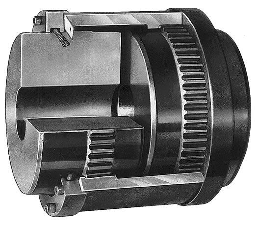 gear coupling Continuous sleeve basic design Torque range: up to 2,000 Nm