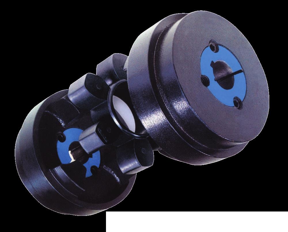 HRC coupling Suitable for all general purpose coupling applications Shaft connection is fail safe due to interacting jaw design Can accommodate a high degree of misalignment Torques from 31 to 3,150