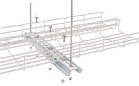 INC INNOVATORS IN CABLE MANAGEMENT STANDARD SUPPORT SYSTEMS CS Bracket For installations onto walls Recommended for use with tray widths up to " LENGTH PART # in.