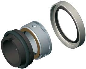 FLUSHED MECHANICAL SEALS EXECUTION U Y1 Double mechanical seal (U) Flushed mechanical seal (Y1) Double mechanical seal with circulation of the cleaning and cooling liquid.