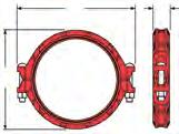 7707N FLEXILE OUPLING atalog 011 The Shurjoint Model 7707N is a twosegment, flexible coupling for use with standard pipe, roll or cut grooved to WW 606 specifications.