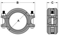 SS-5 RIGID OUPLING - ngle-pad Design - atalog 011 The Shurjoint Model SS-5 is an angle-pad design stainless steel coupling for use with Sch. 5S, Sch. 10S or Sch.