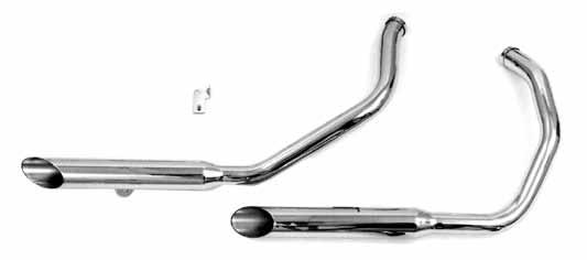 Sportster 95895 95899 95884 95906 Paughco 1-¾ Chrome Exhaust Systems For 86-03 Evolution Sportsters Fits all rigid 883, 1100 and 1200 models through 2003