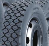 shoulder blocks improve traction on dry and wet road surface High blade density of tread design helps to provide even wearing Suitable for single axle vehicles 4 4 1096 1020 (lbs) (kpa) (lbs) (kpa) 7