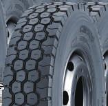 outstanding traction on rough roads Wide tread and special tread compounds resist chipping, chunking, and tearing Durable tyre casing for heavy loads Applicable for low speed use.