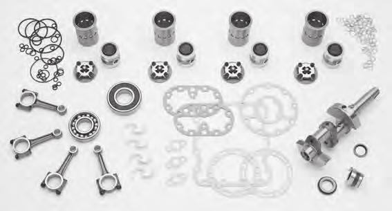 Compressor THERMO ENGINE SUPPLY X426 LS & X430 LS O/H KITS KIT INCLUDES Compressor PISTONS (COMPLETE) CYLINDER LINERS CRANKSHAFT SEAL VALVE PLATES MAIN BEARINGS SPECIAL OIL SCREEN
