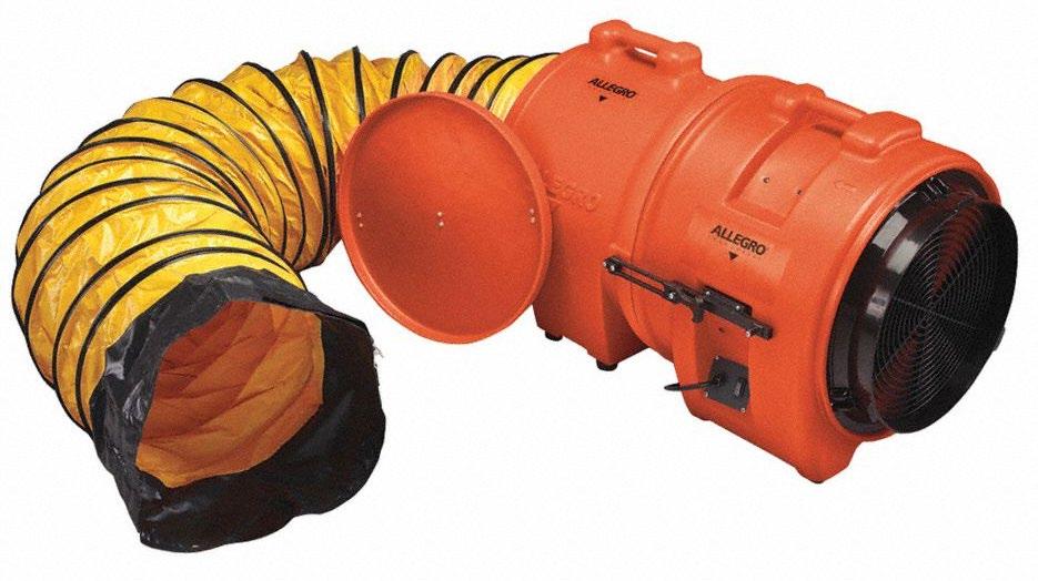 AIRPAC VENTILATOR HOSE & CANISTER AirPac canister and hose is designed to be a convenient system to facilitate easy setup and tear-down of portable ventilation systems.