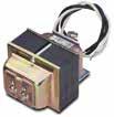 TJ2440 J-Box or Base Mounted Transformer Primary: 120VAC (wire leads) Secondary: 24VAC @ 1.