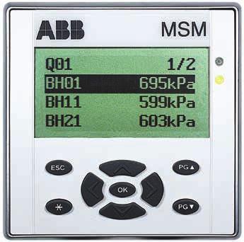 The switchgear can be equipped with a Modular Switchgear Monitoring device