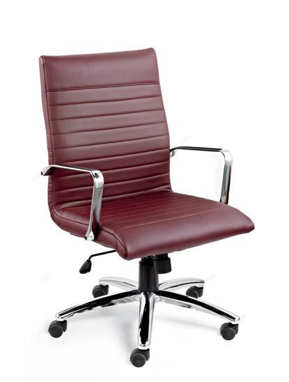 ULTRA High Back Tilter with arms MVL11730 Tilter mechanism Upright position tilt-lock Chrome arms and base Upholstery is available in Ergonomic Features: A,B,C,M,N,S Dimensions: 23.5 W x 24.