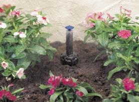Maxijet Microspray Nozzles Ideal for ground cover, flowerbeds and low-water-use plants Nozzle, adapter and pressurecompensating screens are pre-assembled Pressure compensation provides uniform