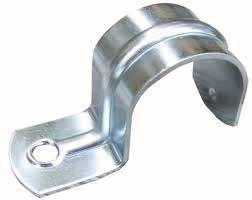 Half Saddle U Strap hanger Technical Description: Made with Mild steel (Cold Rolled & Hot Rolled steel) or Stainless steel (SS 304/SS 316) Used to mount electrical and insulated pipes.