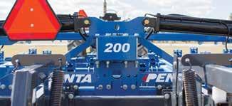 Penta tillage tools are built to withstand the tough task of preparing fields. Found in every tool are solid frames, heavy duty components, and durable harrows.