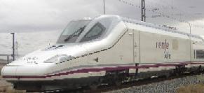 Table II summarizes this information: Train 100 102 103 104 Class Serie 100 Serie 102 Serie 103 Serie 104 Serie 120 Serie 130 Train supplier Alstom Talgo -