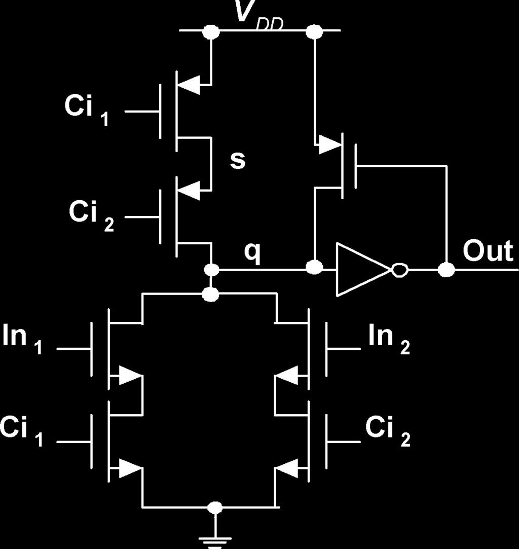 (b) Sample circuits of interface logic converting outputs of the control logic to the required