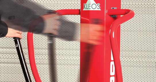 Every Kleos HM has swivel wheels with protectors and immobilisation brakes.