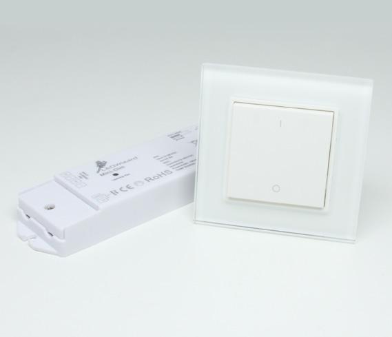 The simple modern design and elegant Ivory White surface compliments a variety of LED projects.