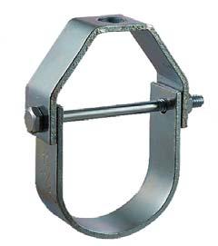 CLEVIS HANGER Standard Duty #24Z 1/2" through 30" Carbon Steel Electro-Plated Zinc Complies with MSS SP-58 and SP-69 (Type 1).