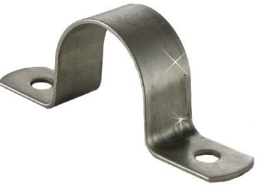 S/S PIPE STRAP #45H 1/4"OD through 4" Type 304 Stainless Steel Complies with MSS SP-58 and SP-69 (Type 26). Designed as a light duty support for schedule 40/80 sized pipe.