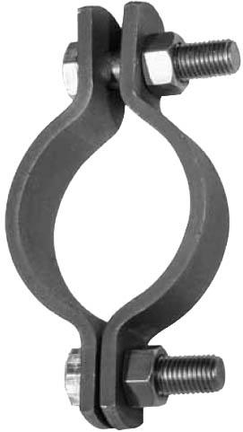 HEAVY 2-BOLT PIPE CLAMP #31H 3" through 42" Carbon Steel Bare Metal Complies with MSS SP-58 and SP-69 (Type 4). Recommended for suspension of heavy loads where little or no insulation is required.