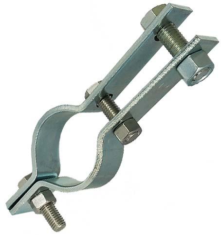 3-BOLT PIPE CLAMP - Medium Duty #33M 1/2" through 36" Carbon Steel Bare Metal Complies with MSS SP-58 and SP-69 (Type 3).