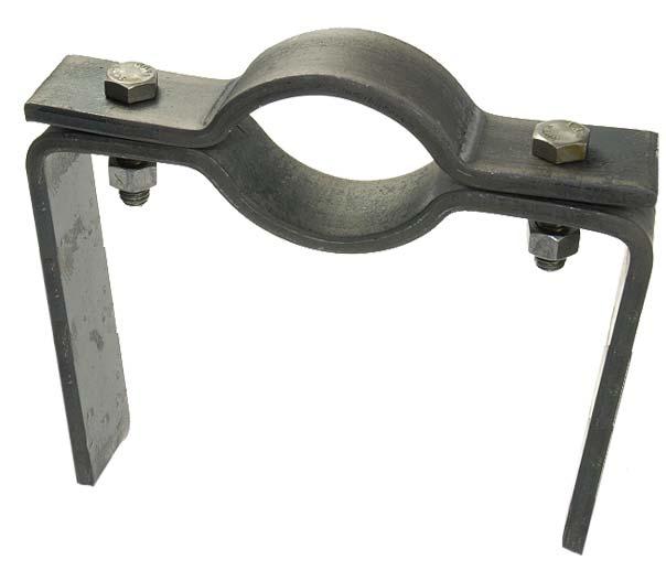 EXTENDED PIPE CLAMP #88 3/4" through 8" Carbon Steel Bare Metal Designed for direct welding of hanger to steel structure Specify pipe size, figure number, name and finish.